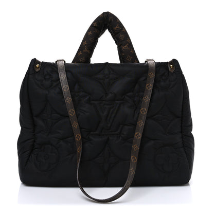 Louis Vuitton Econyl Monogram Pillow Giant Onthego MM Black 1 of 9