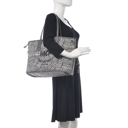 MCM Visetos Medium Liz Reversible Shopper Tote Phantom Grey 2 of 15