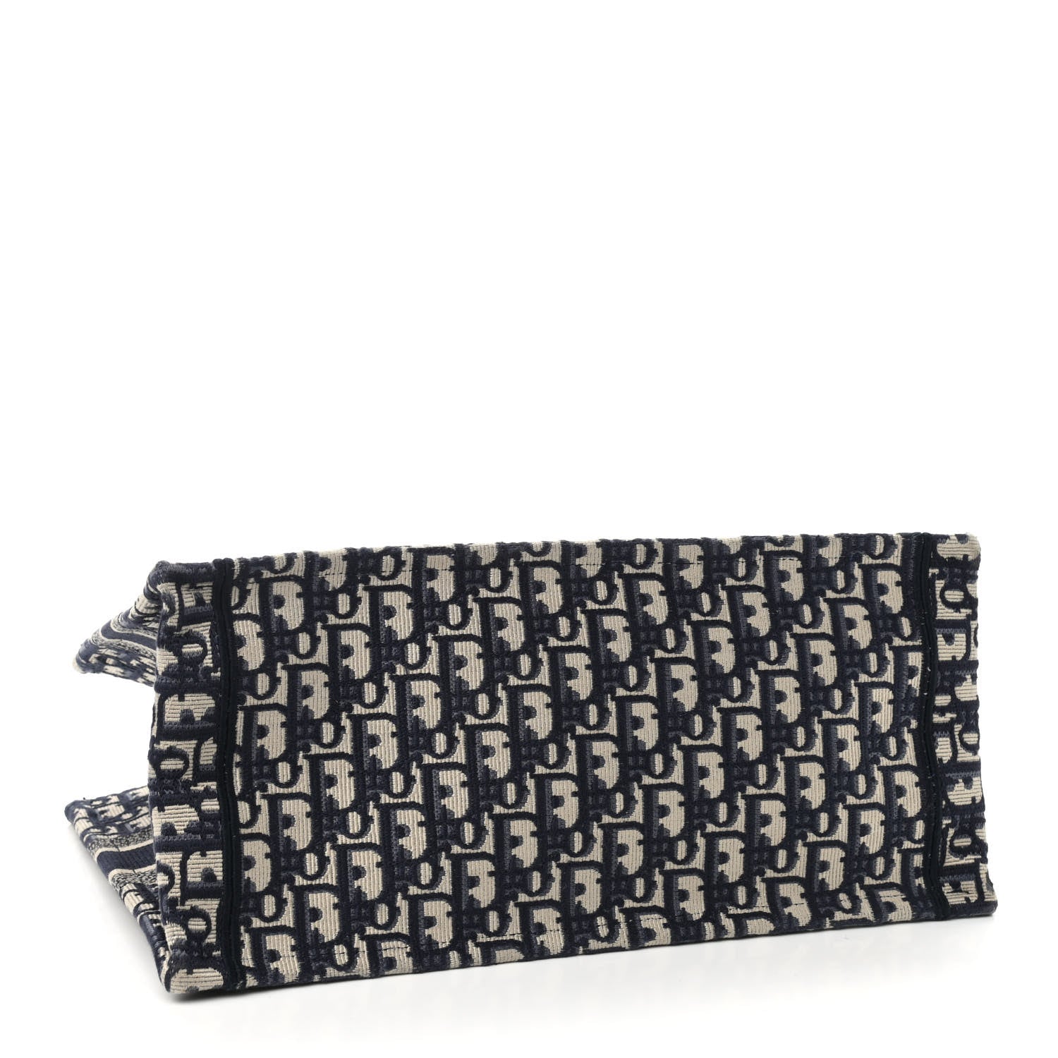 Christian Dior Oblique Medium Book Tote Blue Multicolor 4 of 9