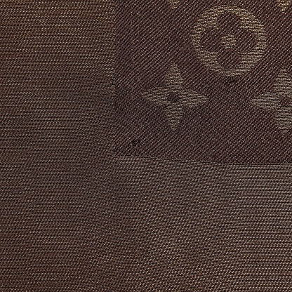 Louis Vuitton Silk Lurex Wool Monogram Shine Shawl Brown 6 of 7