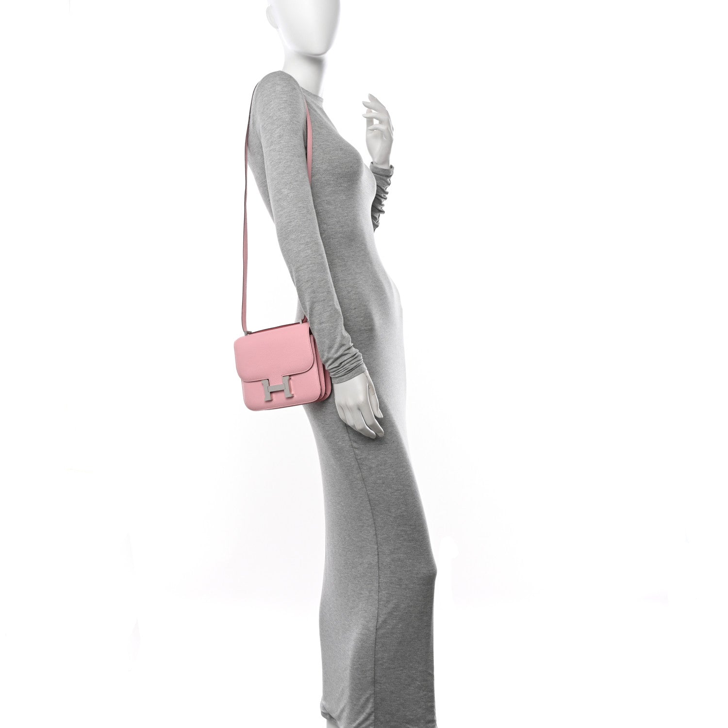 Hermes Chevre Mysore Constance 18 Rose Sakura 2 of 11