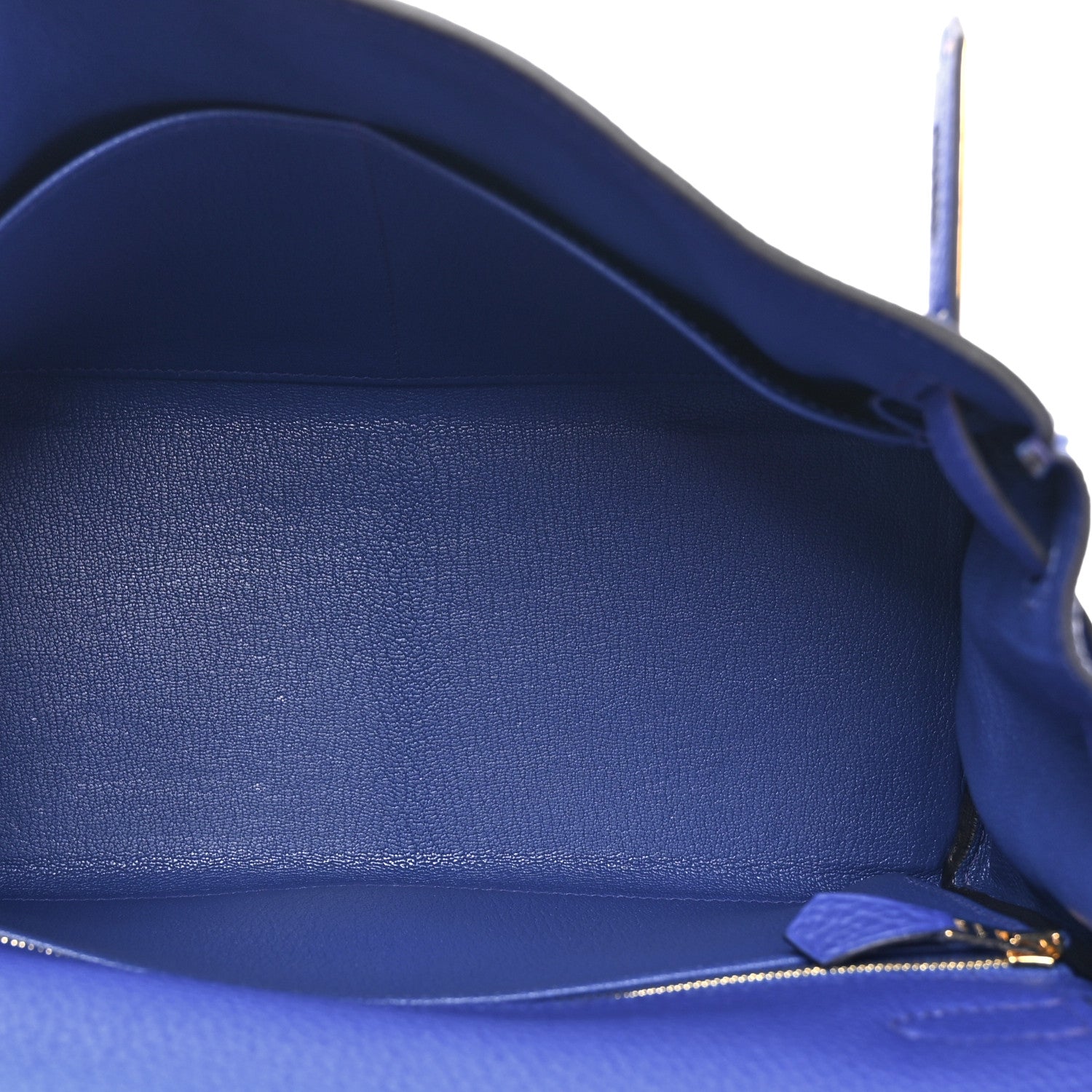 Hermes Togo Kelly Retourne 28 Bleu Royal 5 of 11