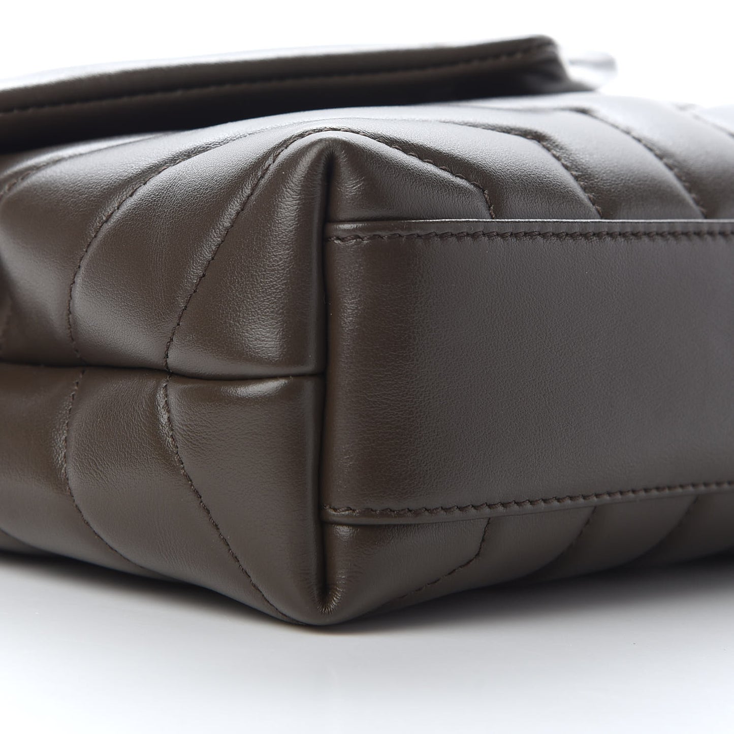 Calfskin Y Quilted Monogram Toy Loulou Crossbody Bag Earth