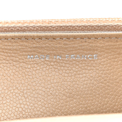 Chanel Caviar Sevruga Wallet on Chain WOC Beige 8 of 16