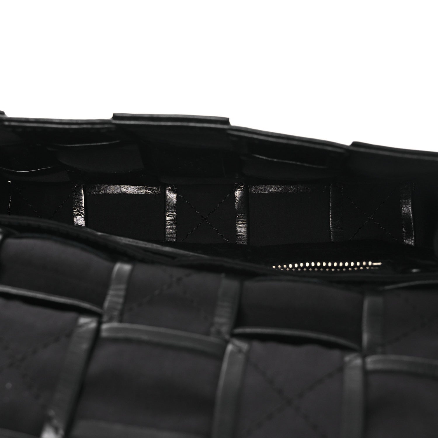 Bottega Veneta Paper Calfskin Maxi Intrecciato Small Cassette Crossbody Bag Black 4 of 13