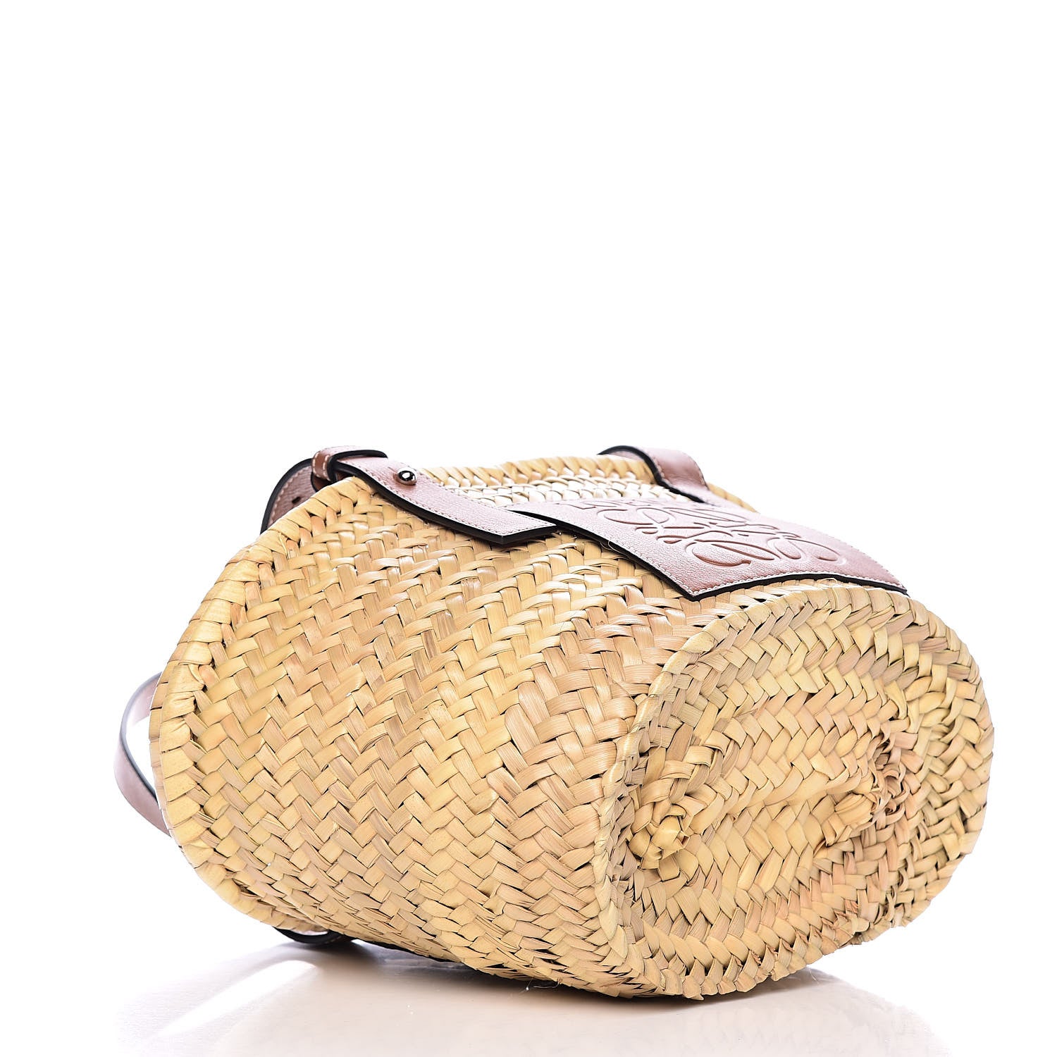 Loewe Raffia Small Basket Tote Bag Natural Tan 4 of 9
