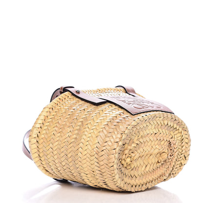 Loewe Raffia Small Basket Tote Bag Natural Tan 4 of 9