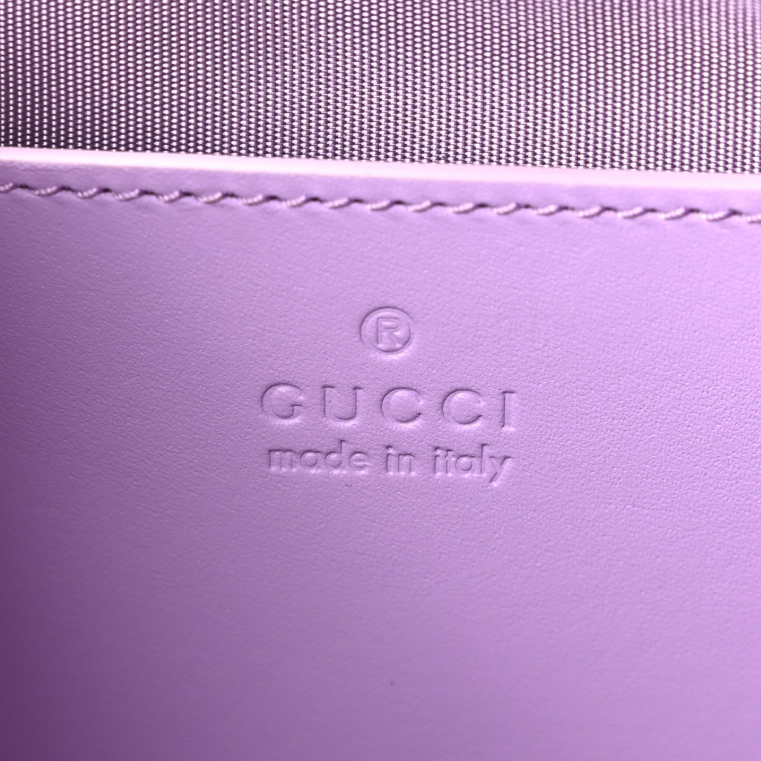 Gucci GG Shine Guccissima Emblem Small Shoulder Bag Purple 6 of 10