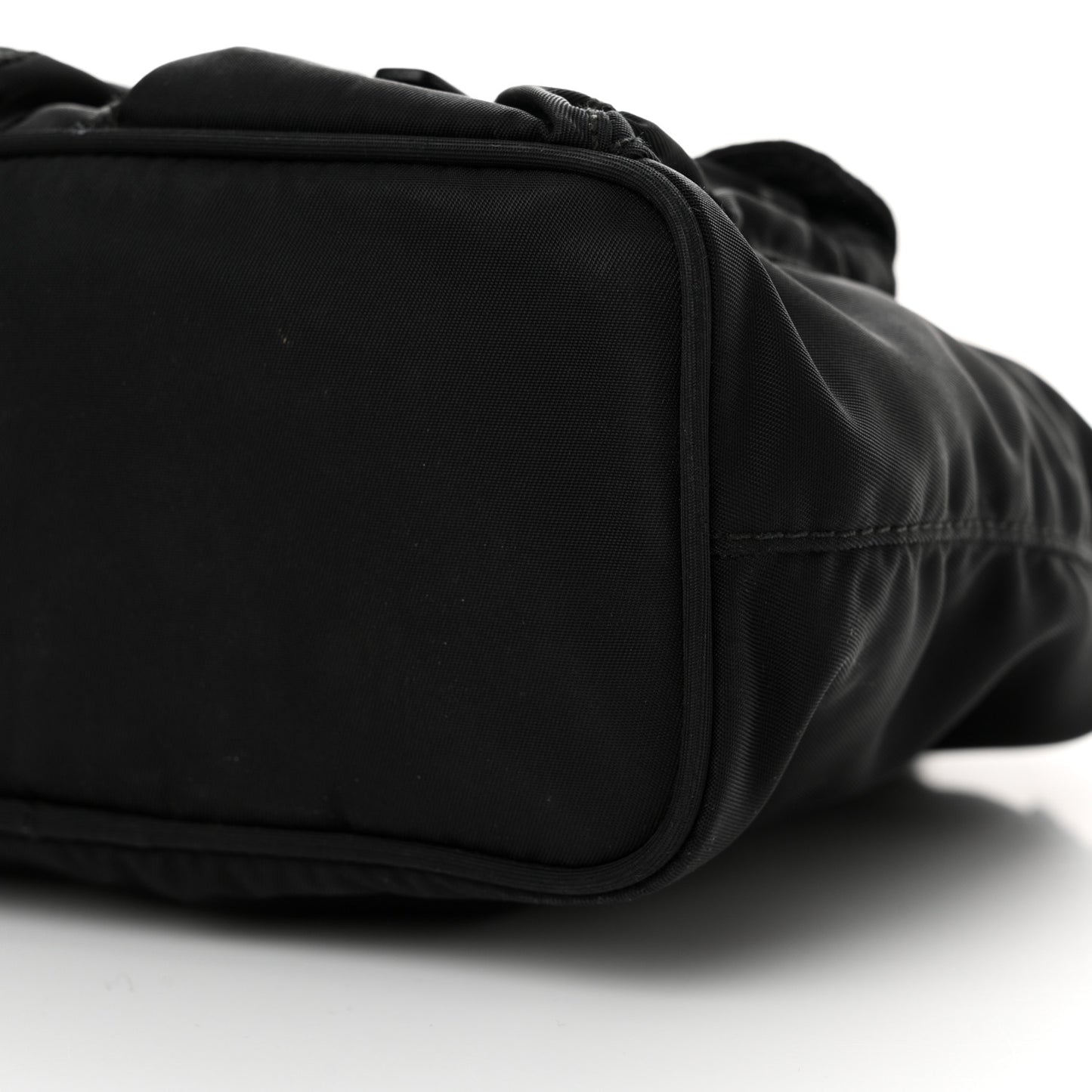 Nylon Vela Mini Crossbody Backpack Black