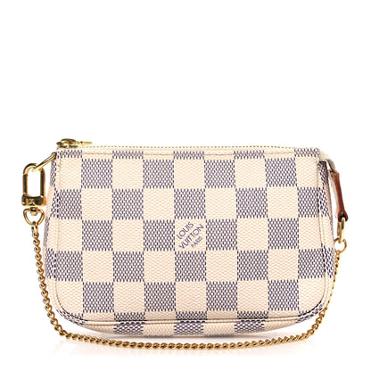 Louis Vuitton Damier Azur Mini Pochette Accessories 1 of 7