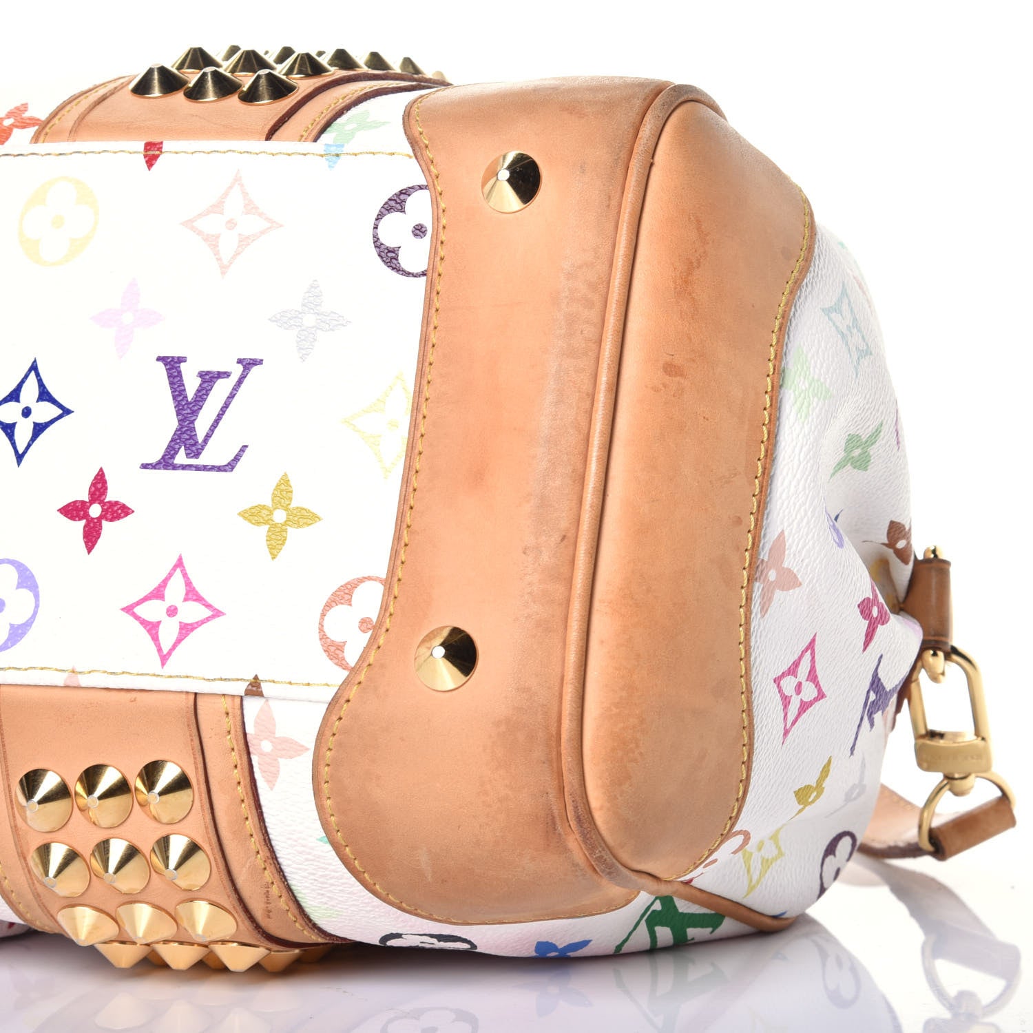 Louis Vuitton Monogram Multicolor Courtney MM White 9 of 12