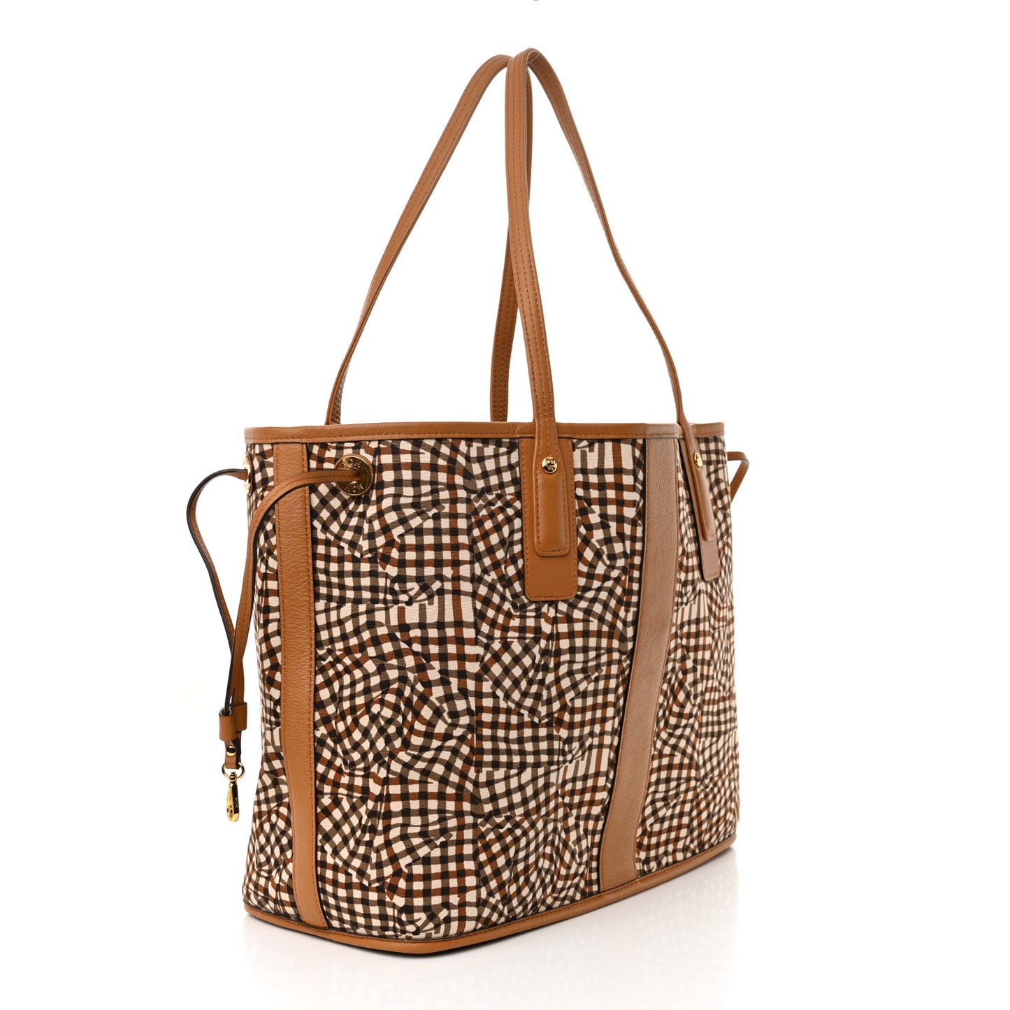 Visetos Medium Liz Reversible Shopper Tote Cognac
