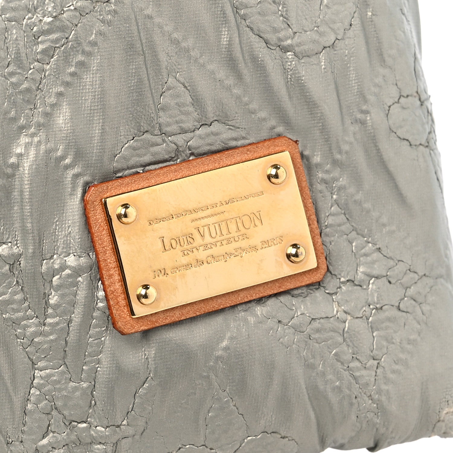 Louis Vuitton Jacquard Quilted Monogram Limelight Clutch GM Perle 7 of 14