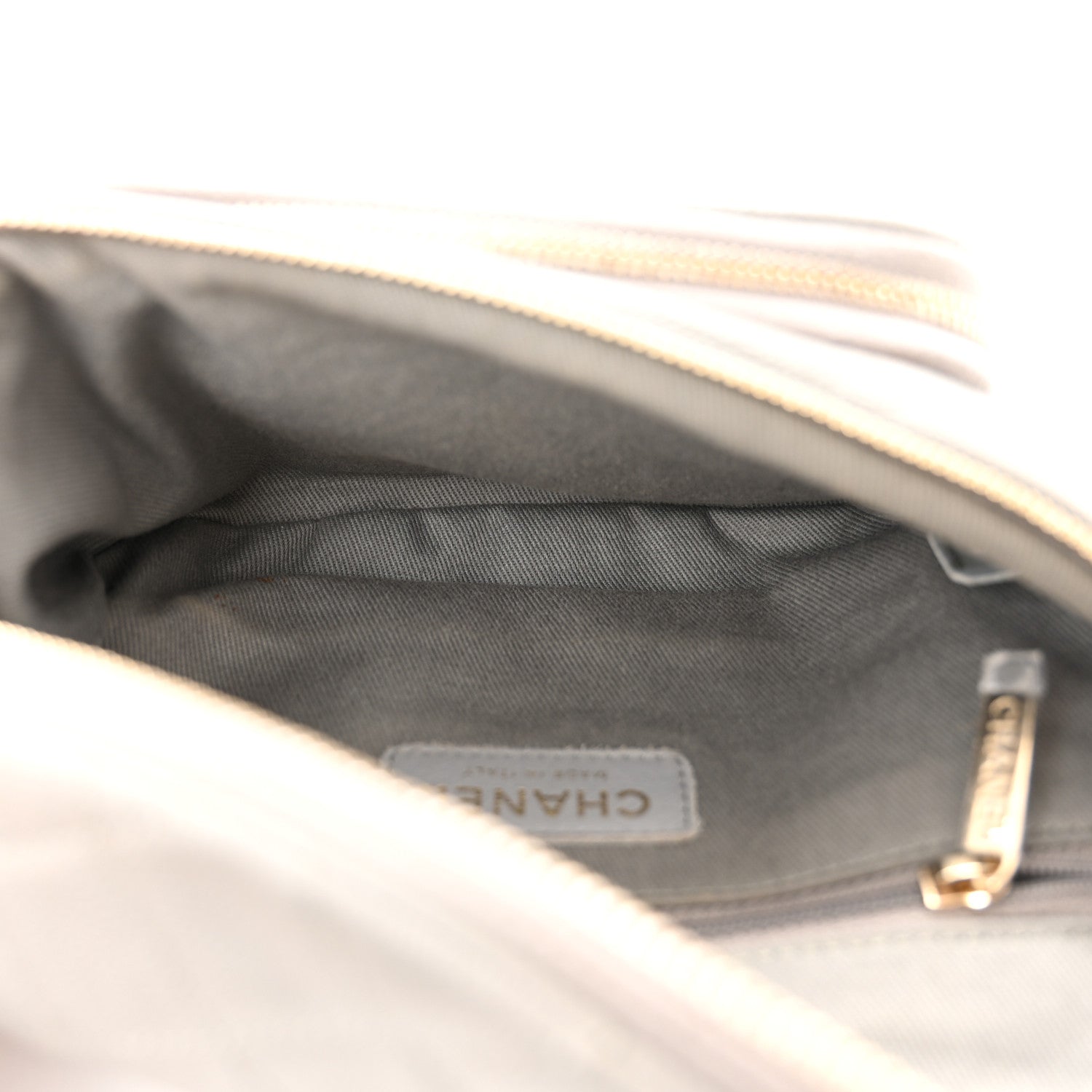 Chanel Caviar Quilted Business Affinity Waist Bag Grey 5 of 10