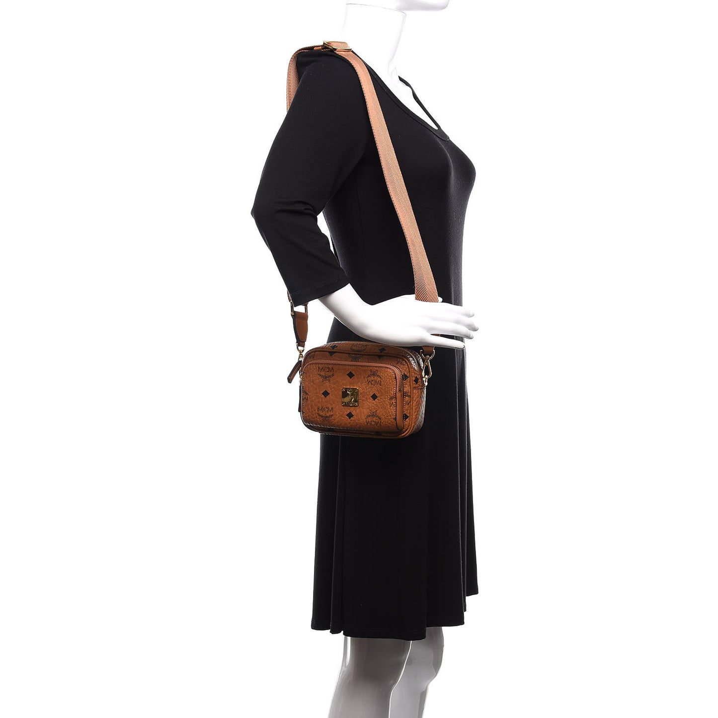 Visetos Klassik Crossbody Bag Cognac
