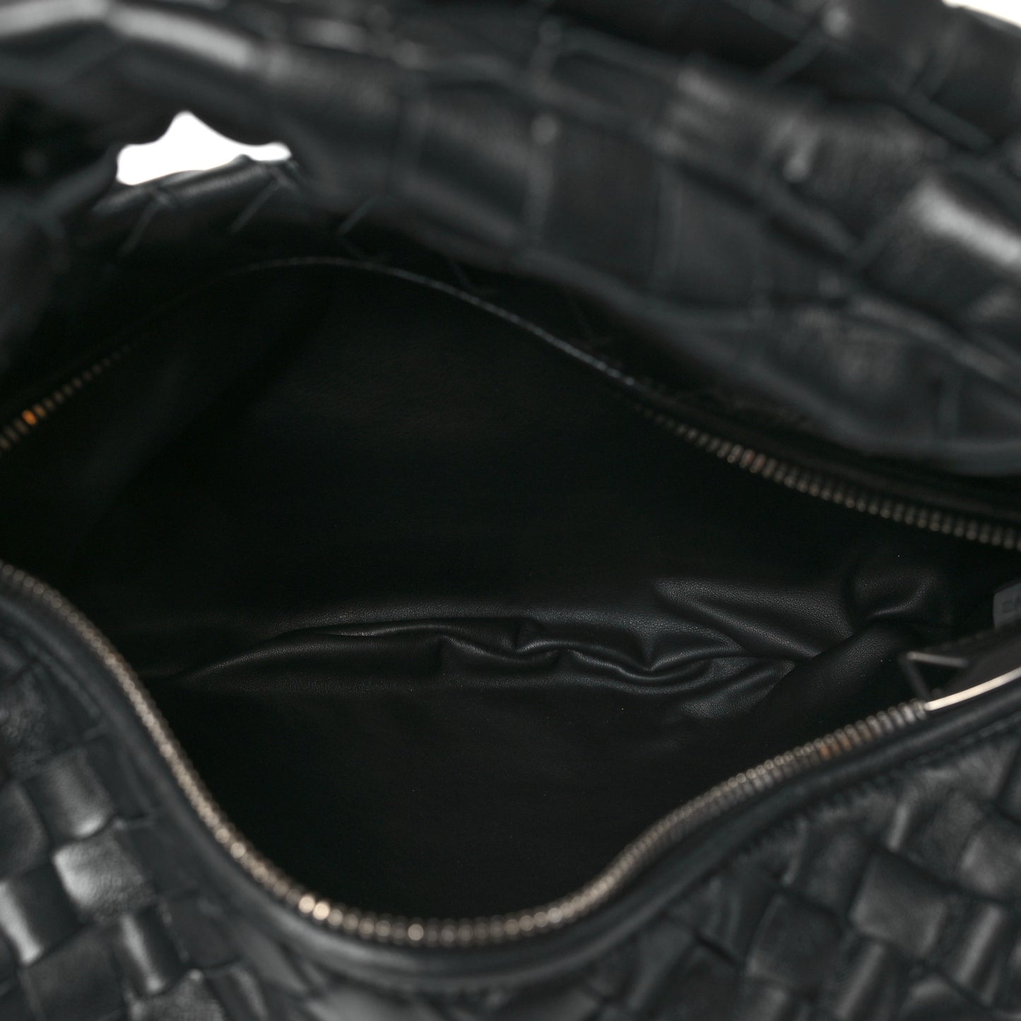 Nappa Intrecciato Teen Jodie Hobo Black