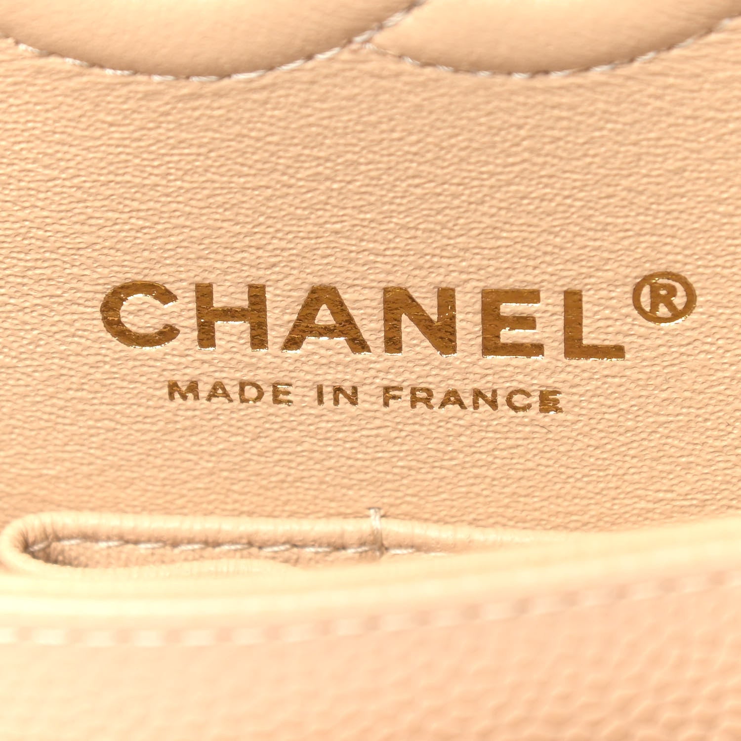 Chanel Caviar Quilted Small Double Flap Beige 6 of 10