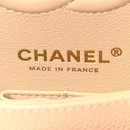 Chanel Caviar Quilted Small Double Flap Beige 6 of 10