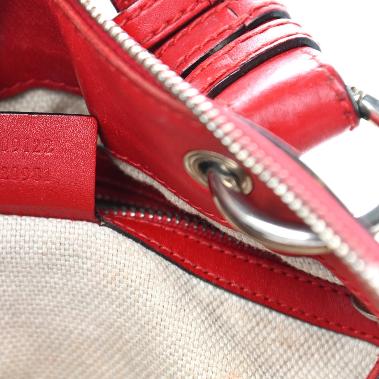 Monogram Valentine Tote Red