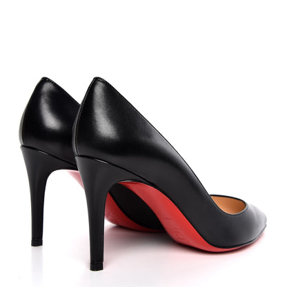 Christian Louboutin Shiny Nappa Pigalle 85 Pumps 36 Black 4 of 8