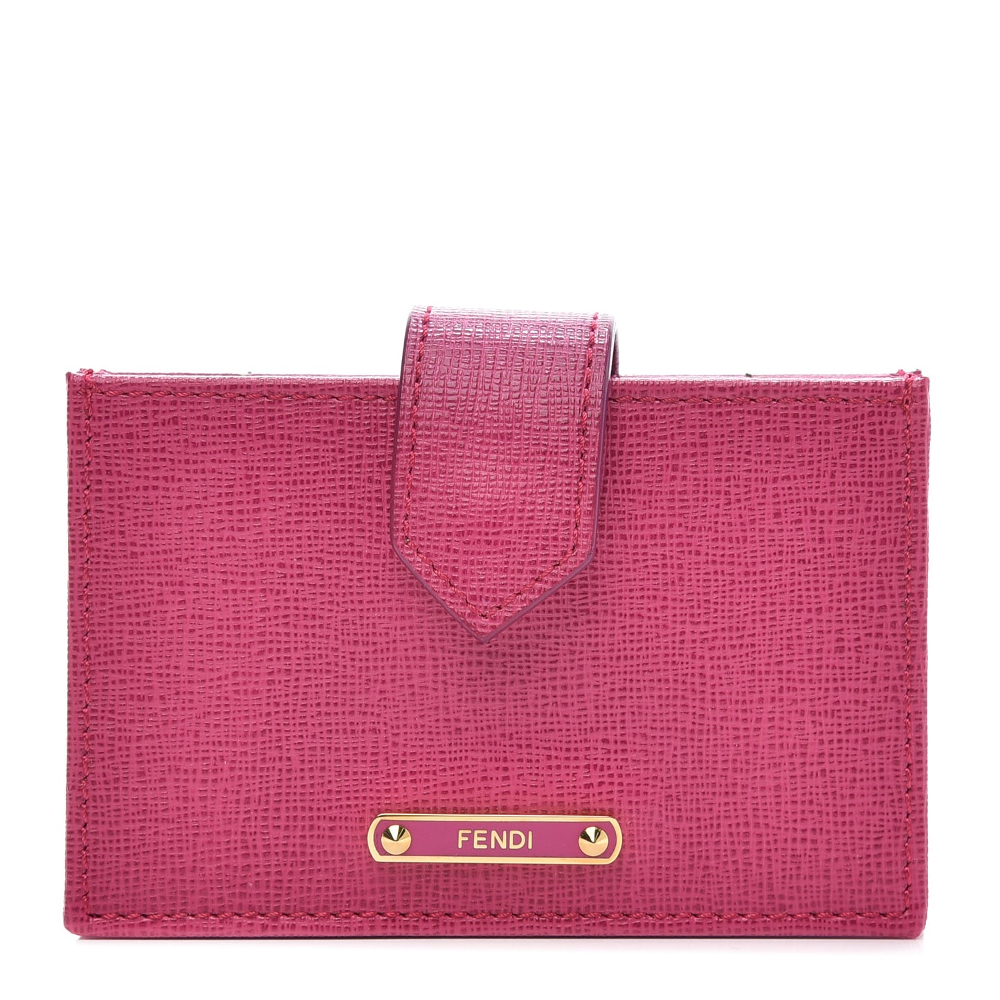 Vitello Elite Gusseted Card Holder Ciclamino