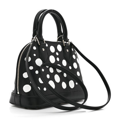 Louis Vuitton X YK Epi Alma BB Black White 3 of 10