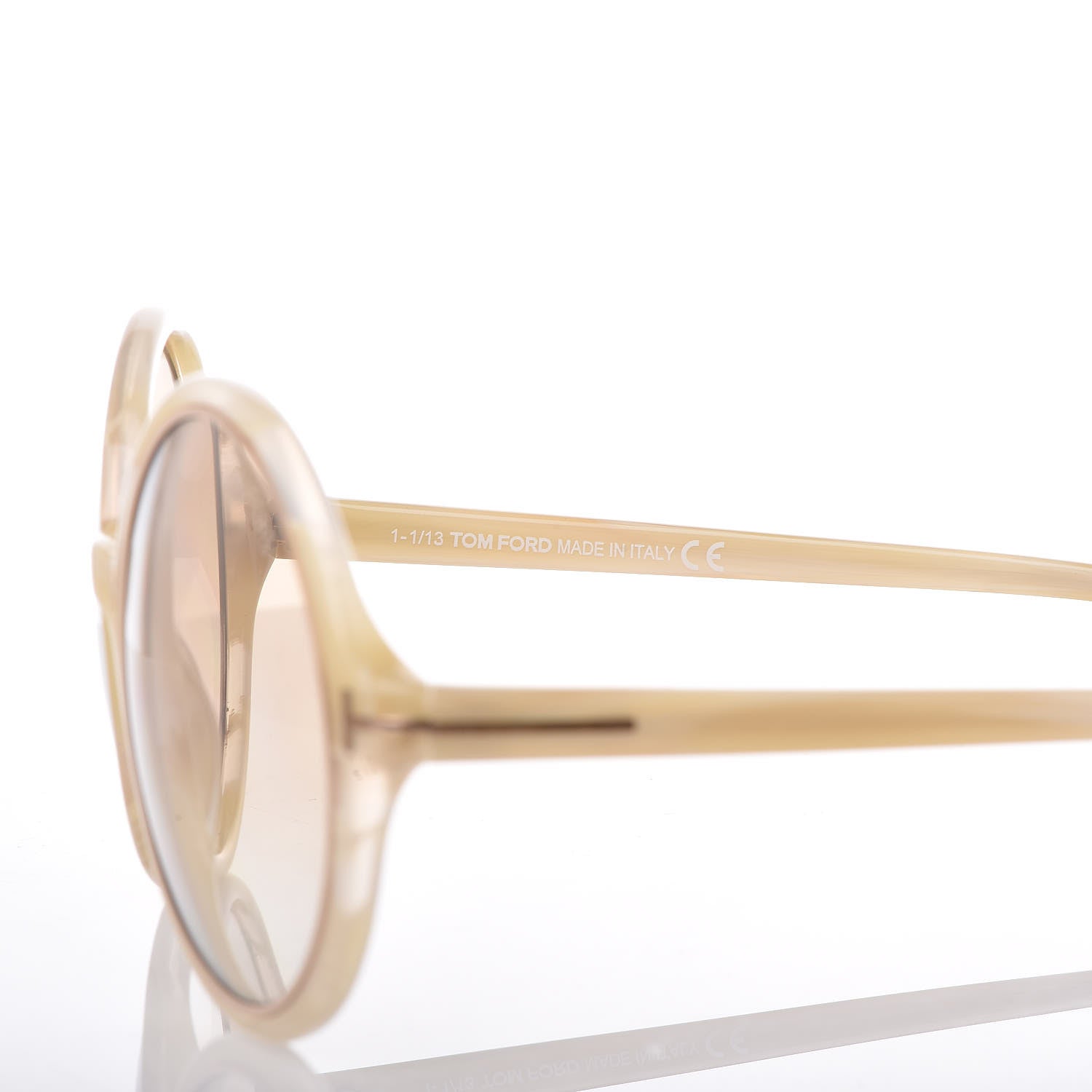 Tom Ford Carrie Sunglasses TF268 Ivory 5 of 9