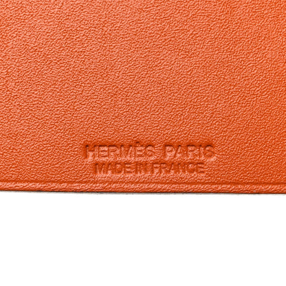 Hermes Everlisse Chevre Mysore Samarcande Horse Ornament Bag Charm Orange White 3 of 4