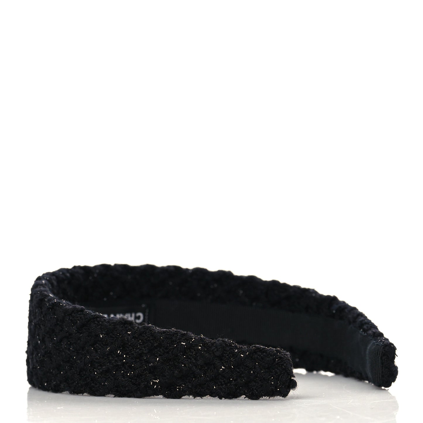 Tweed Headband Black