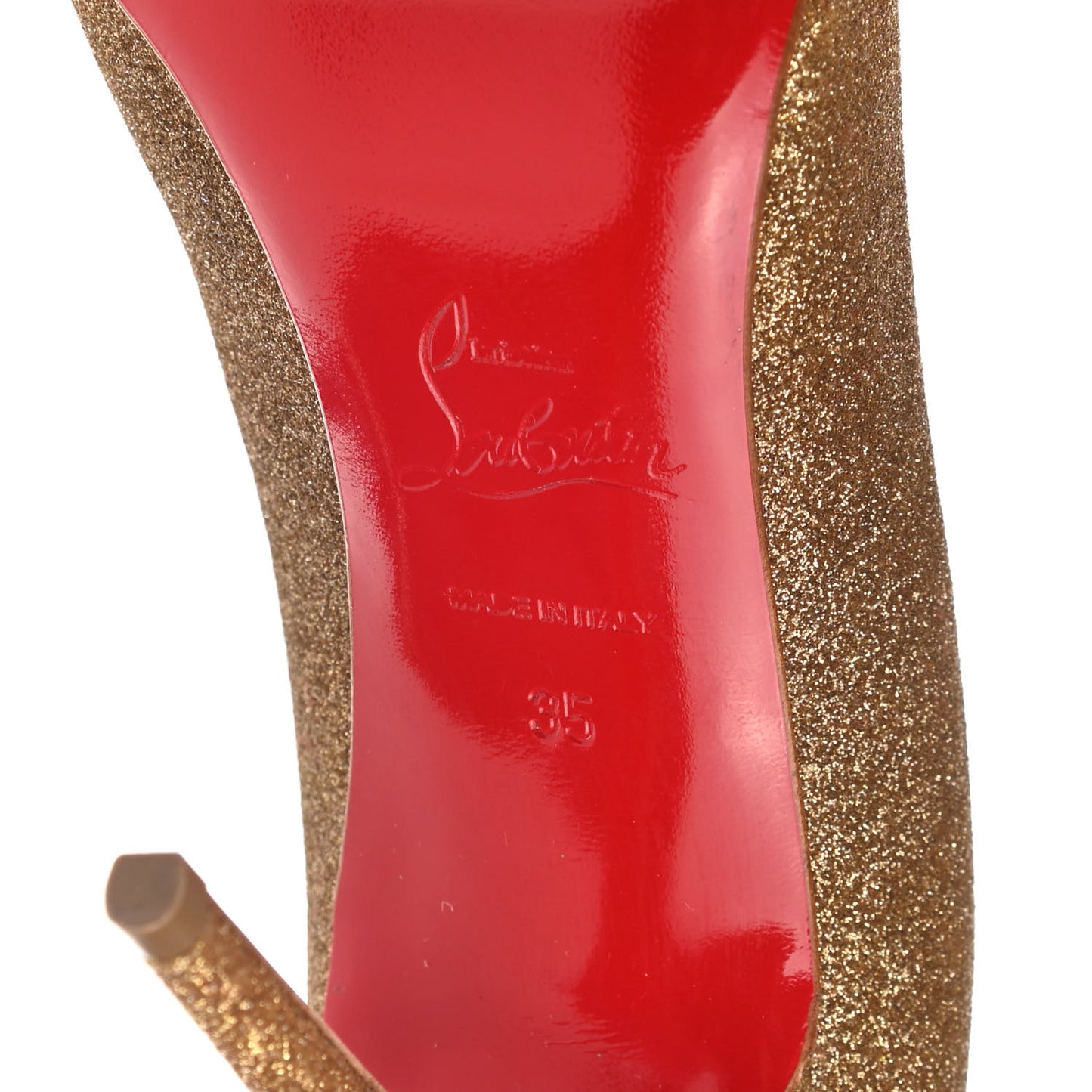 Glitter Pigalle Follies 100 Pumps 35 Gold