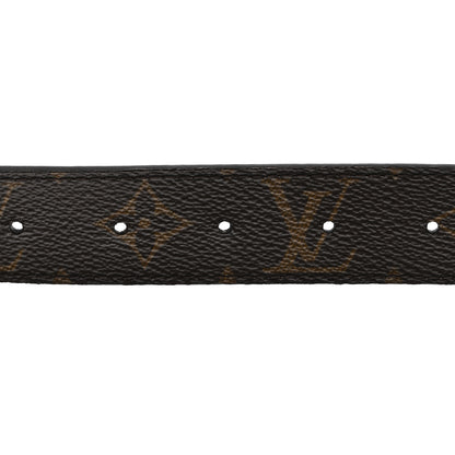 Louis Vuitton Monogram Calfskin LV Initiales Reversible Belt 75 30 Red 4 of 6