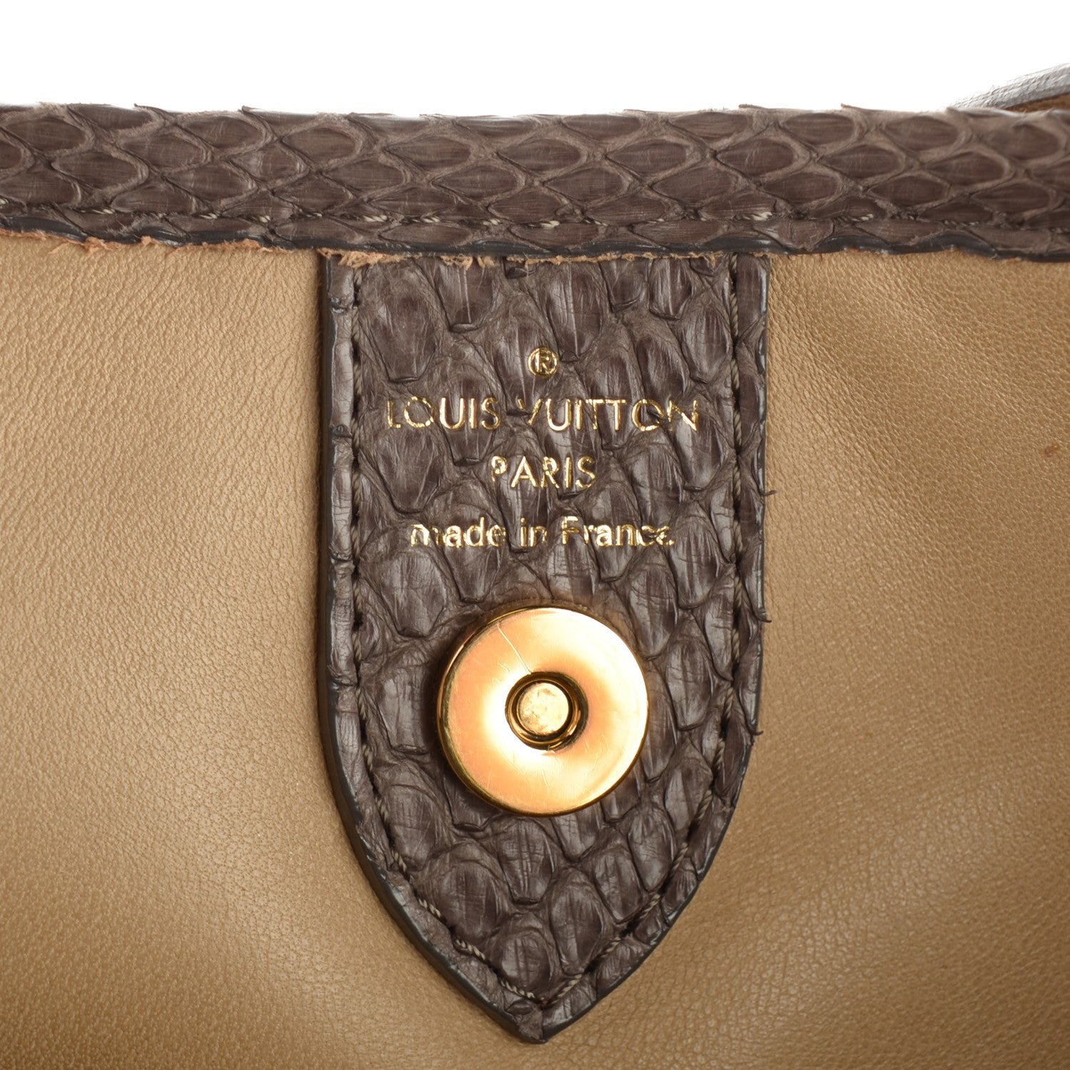 Louis Vuitton Python Galliera PM Gris 5 of 7