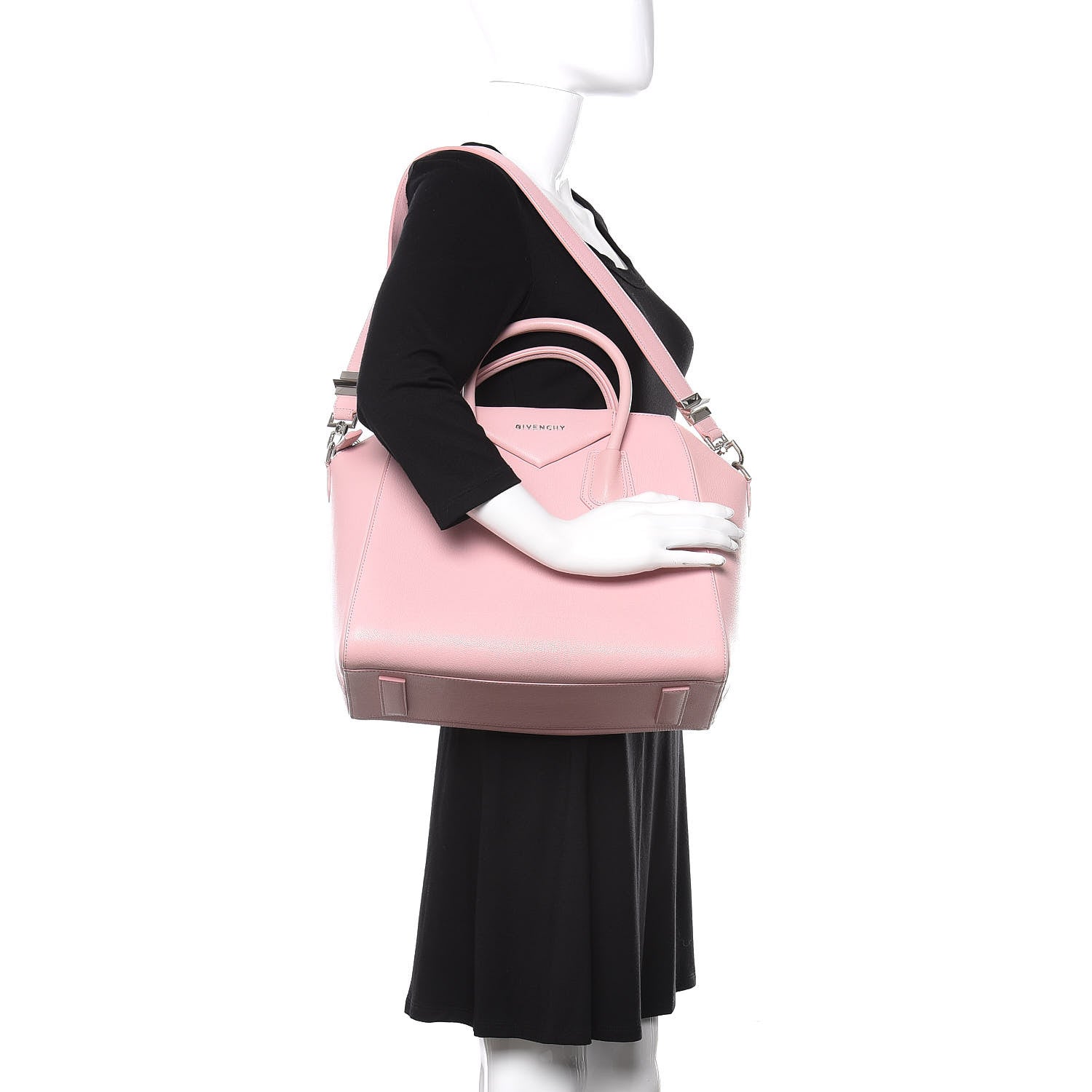 Givenchy Sugar Goatskin Medium Antigona Pink 2 of 14