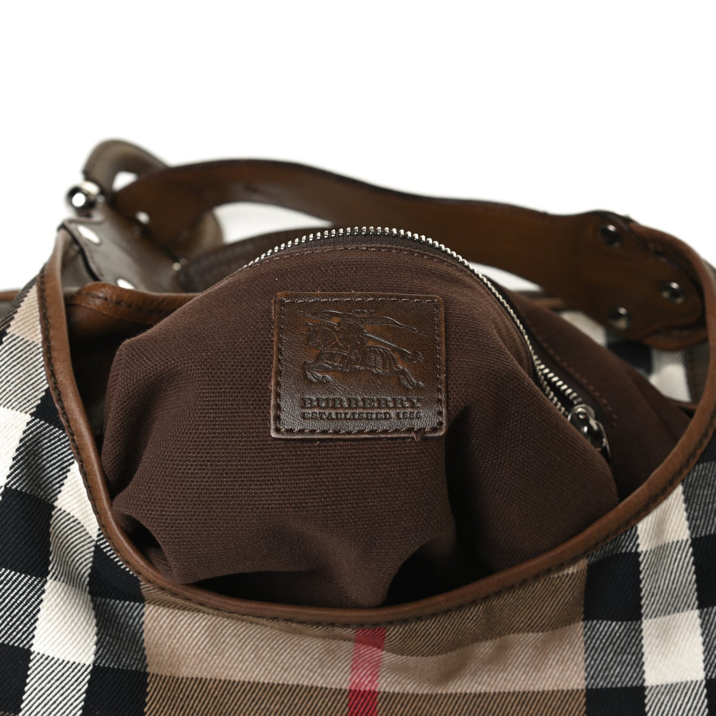 House Check Brook Hobo Brown
