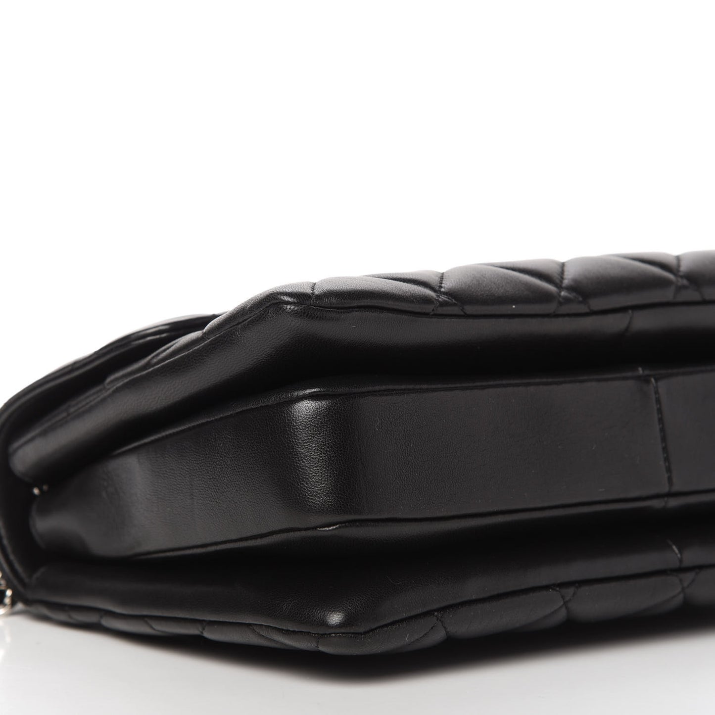 Lambskin Quilted Small Trendy CC Dual Handle Flap Bag Black