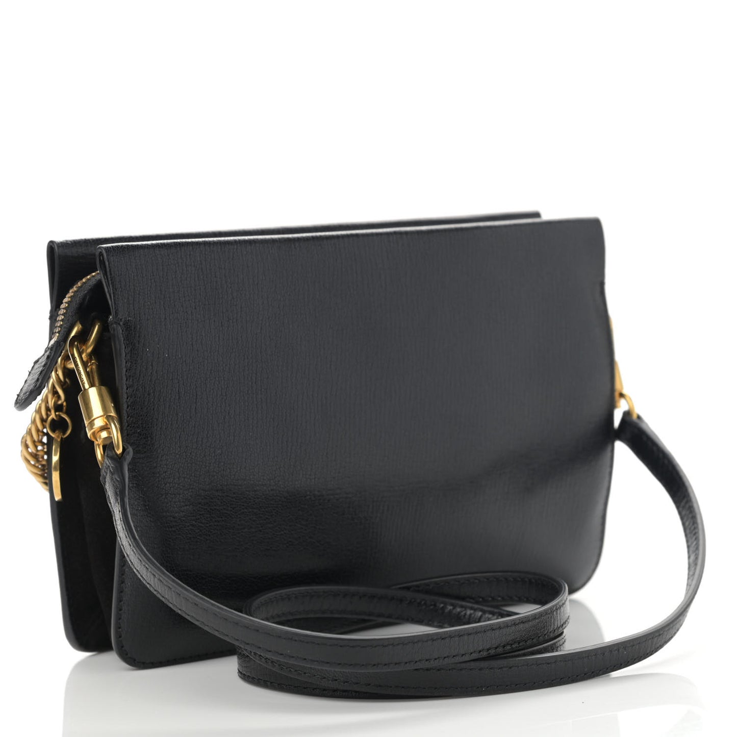 Sugar Goatskin Cross 3 Crossbody Bag Black