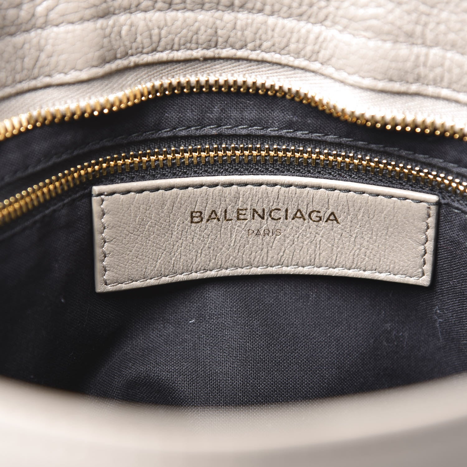 Balenciaga Chevre Gold Metallic Edge Hardware City Gris Taupe 7 of 10