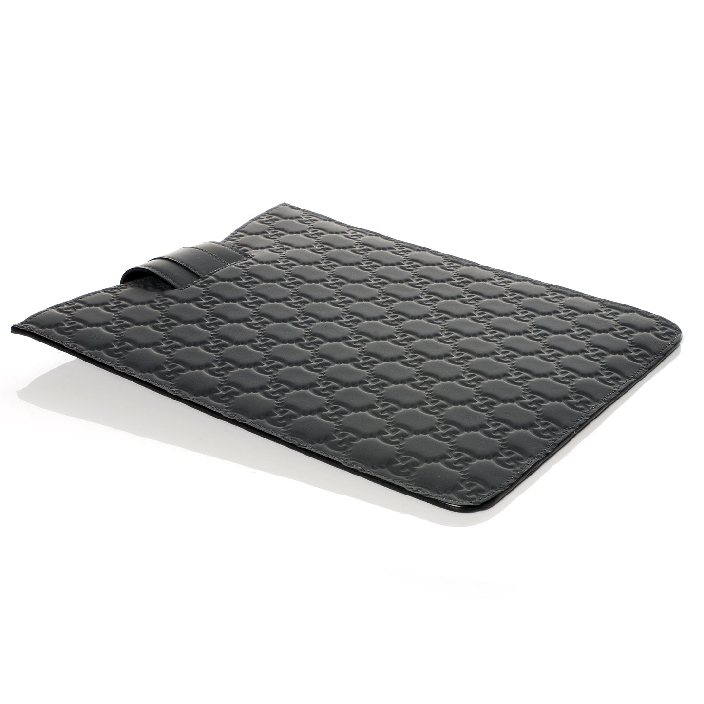 Rubber Guccissima Ipad Case Charcoal