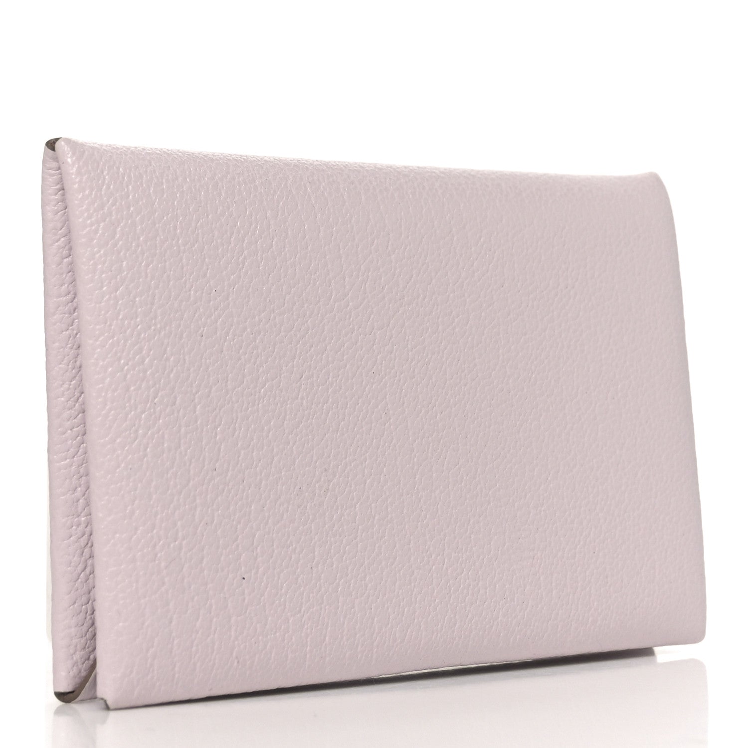 Hermes Chevre Mysore Calvi Card Case Mauve Pale 3 of 8