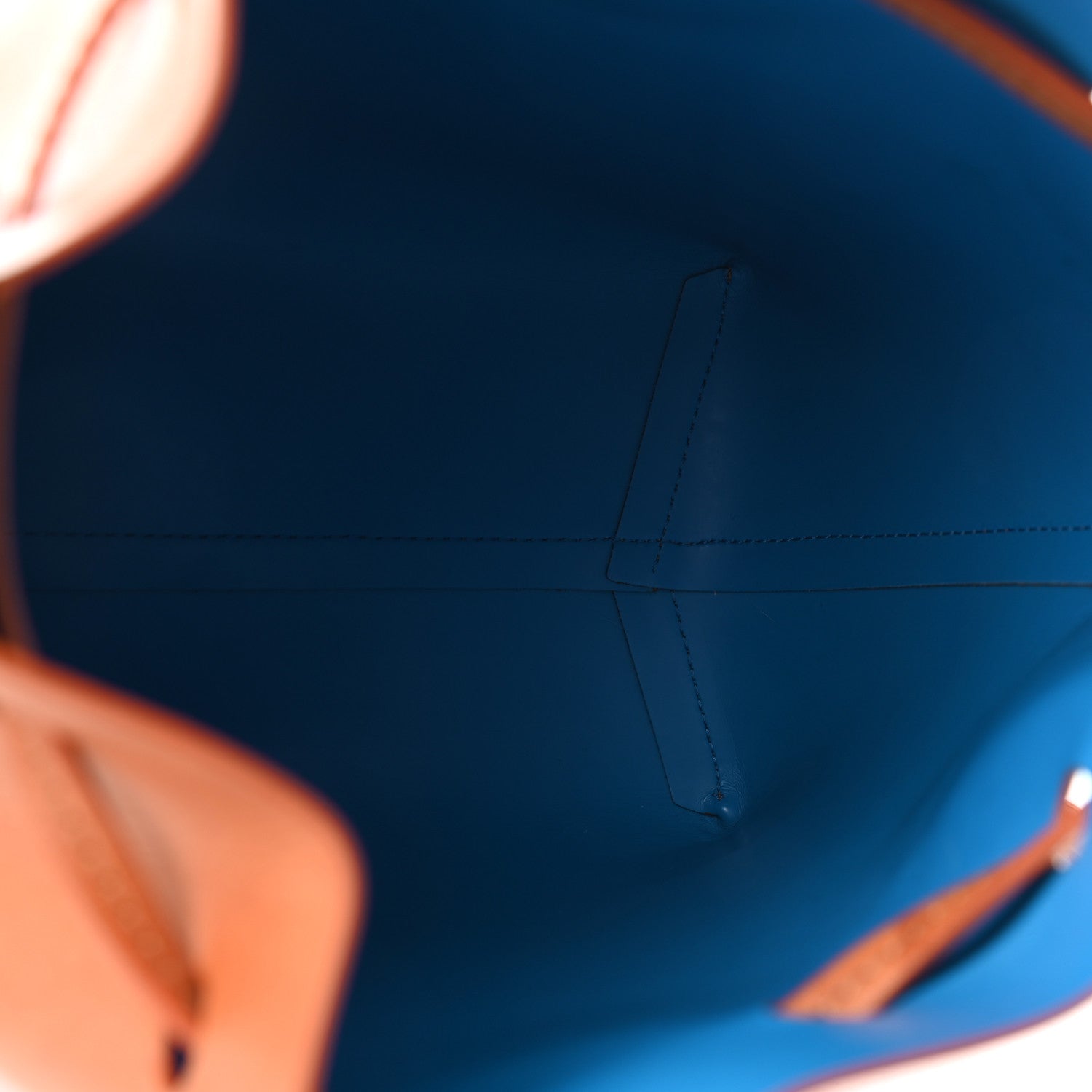 Mansur Gavriel Vegetable Tanned Calfskin Mini Bucket Bag Camello Azzurro 5 of 10