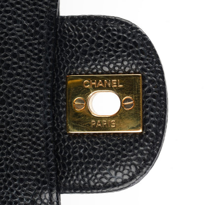 Chanel Caviar Quilted Medium Double Flap Black 5 of 8