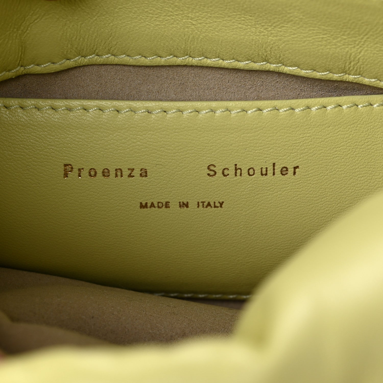 Proenza Schouler Lambskin Puffy Chain Tobo Bag Pale Green 5 of 7