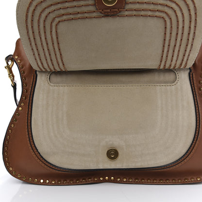 Chloe Calfskin Braided Medium Marcie Satchel Caramel 16 of 16