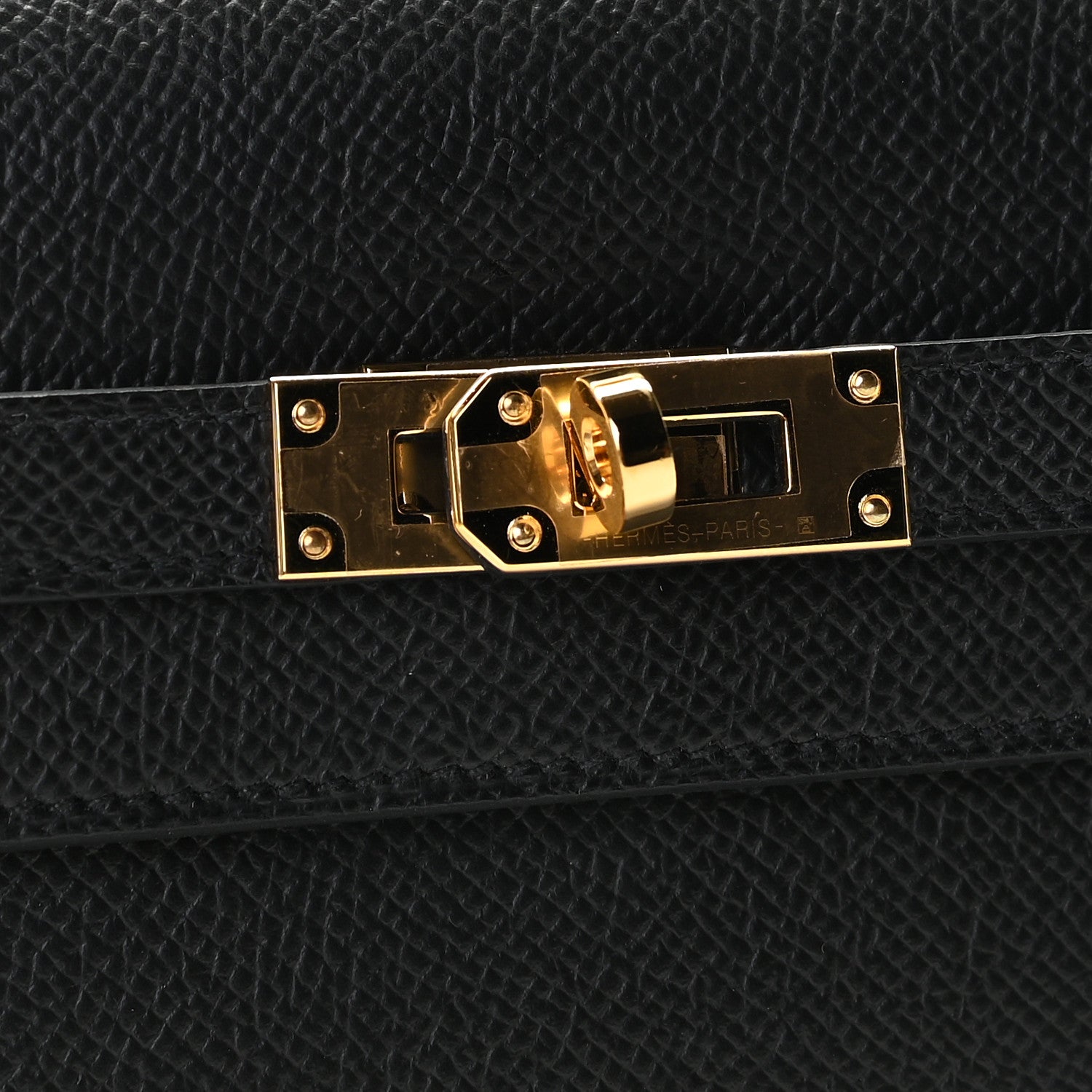 Hermes Epsom Kelly Wallet To Go Black 8 of 9