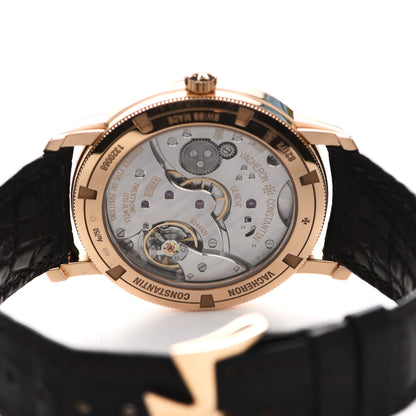 Vacheron Constantin 18K Pink Gold Alligator 38mm Patrimony Traditionnelle Manual Winding Watch 82172/000R-9382 4 of 5