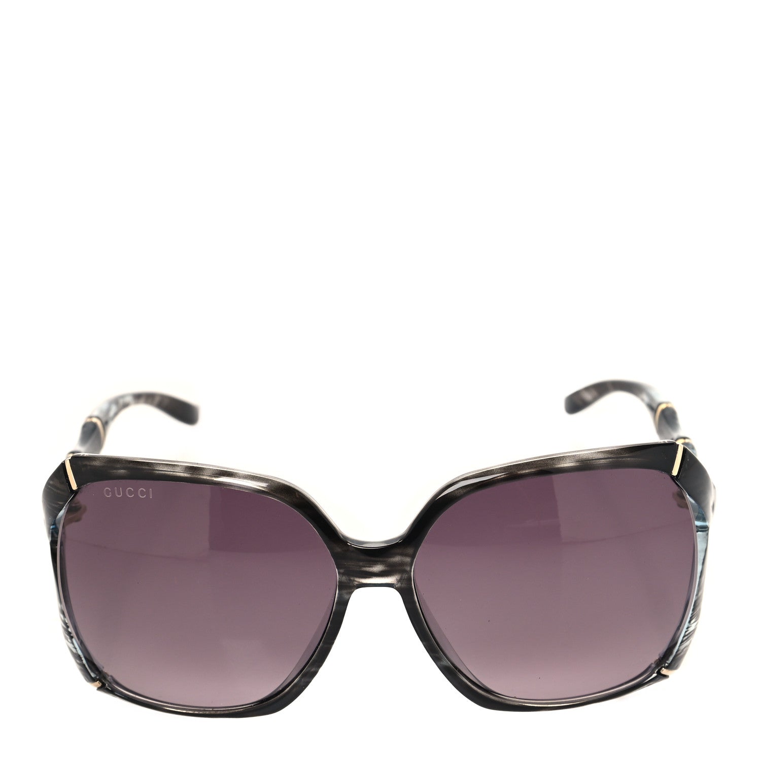 Gucci Bamboo Effect Sunglasses GG0505S Grey Horn 2 of 8