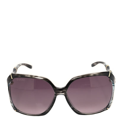 Gucci Bamboo Effect Sunglasses GG0505S Grey Horn 2 of 8