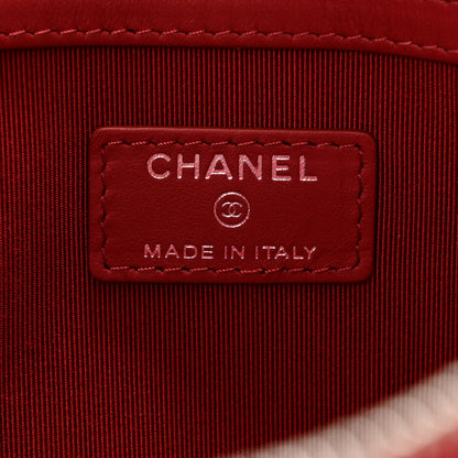 Chanel Caviar Quilted Medium Cosmetic Case Red 6 of 10