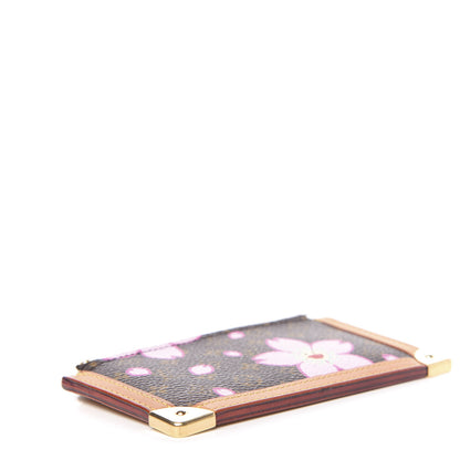 Louis Vuitton Monogram Cherry Blossom Key Pouch Brown 4 of 6