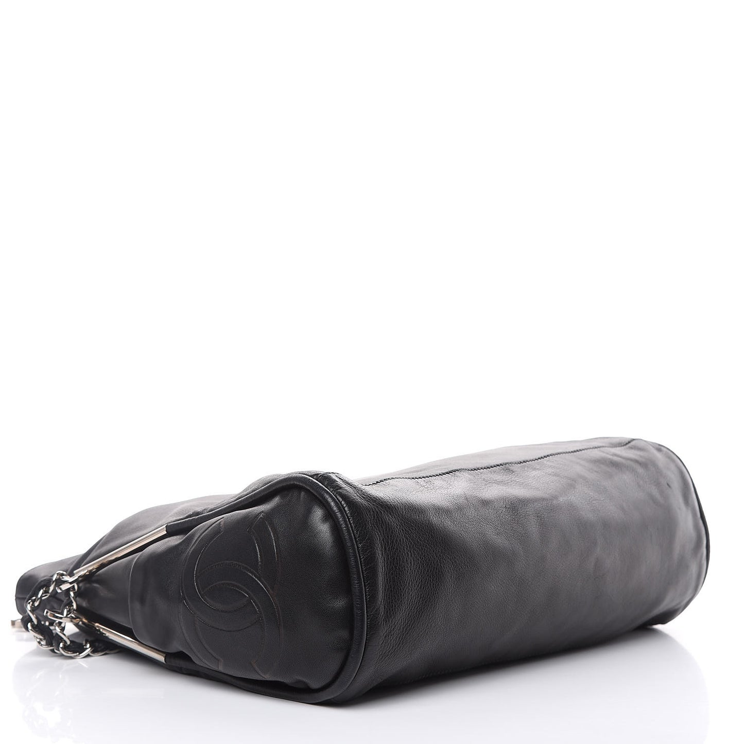 Lambskin Large Ultimate Soft Tote Black